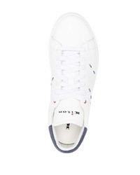 Kiton Contrast Stitching Low Top Sneakers