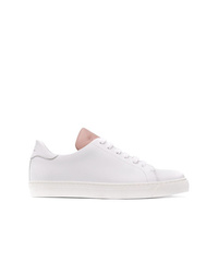 Anya Hindmarch Contrast Tongue Lace Up Sneakers