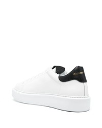 Giuliano Galiano Contrasting Detail Leather Sneakers