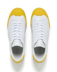 Marni Contrasting Toe Cap Low Top Sneakers