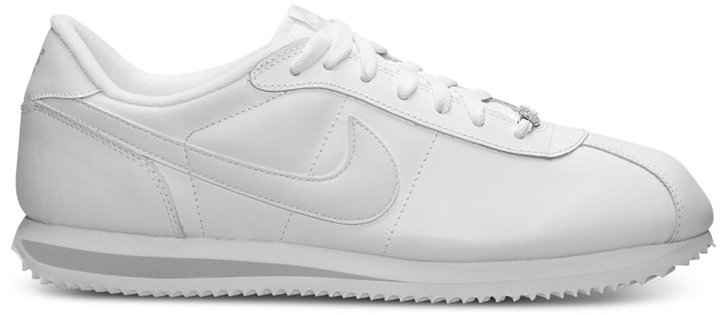 cortez white shoes