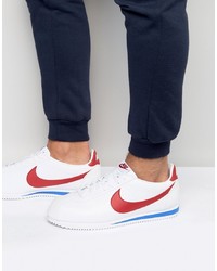 Nike Cortez Leather Trainers In White 749571 154