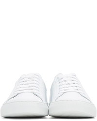 Courreges Courrges White Leather Logo Sneakers