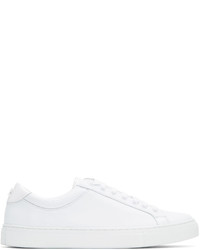 Courreges Courrges White Leather Logo Sneakers
