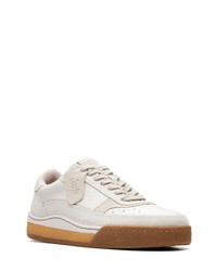 Clarks Craft Court Sneaker In White Combi At Nordstrom