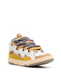Lanvin Curb Suede Chunky Sneakers
