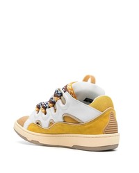 Lanvin Curb Suede Chunky Sneakers