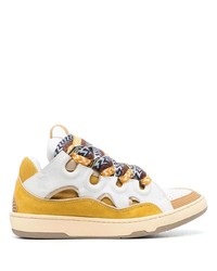 Lanvin Curb Suede Chunky Sneakers