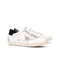 Golden Goose Deluxe Brand Distressed White Sneakers