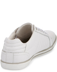 Kenneth Cole Down Time Leather Low Top Sneaker White