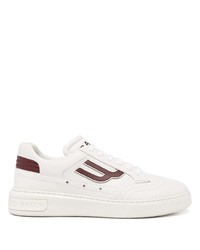 Bally Embossed Logo Leather Sneakers
