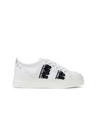 MSGM Embroidered Lace Sneakers