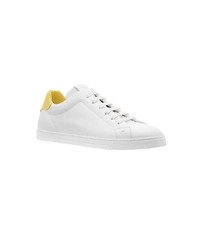 Fendi Embroidered Lace Up Sneakers