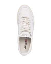 AUTRY Embroidered Logo Lace Up Sneakers
