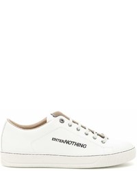 Lanvin Embroidered Low Top Sneakers