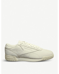 Reebok Ex O Fit Low Top Leather Trainers