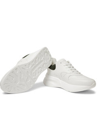 Alexander McQueen Exaggerated Sole Leather Sneakers