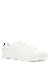 Forever 21 Faux Leather Low Top Sneakers