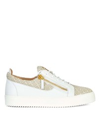 Giuseppe Zanotti Frankie Panelled Mid Top Sneakers