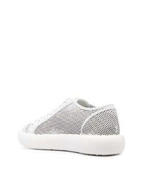 Vic Matie Fully Perforated Leather Sneakers