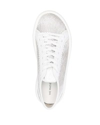 Vic Matie Fully Perforated Leather Sneakers