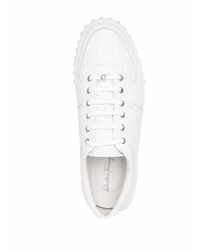 Salvatore Ferragamo Gancini Low Top Sneakers