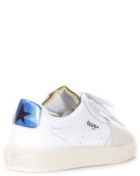 Golden Goose Deluxe Brand Golden Goose Leather Low Top Sneakers With Contrasting Details