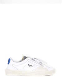 Golden Goose Deluxe Brand Golden Goose Leather Low Top Sneakers With Contrasting Details