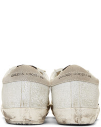 Golden Goose Deluxe Brand Golden Goose White Crash Superstar Sneakers