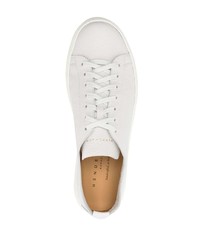 Henderson Baracco Grained Texture Low Top Sneakers
