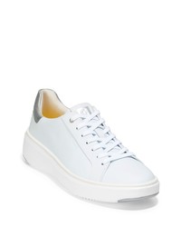 Cole Haan Grandpro Topspin Sneaker In Optic Whitesilver At Nordstrom
