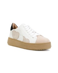 Twin-Set Hearts Patch Platform Sneakers
