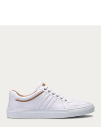 Bally Heider White Leather Low Top Sneaker