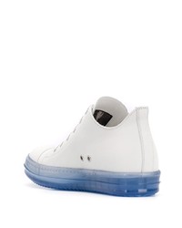 Rick Owens High Top Transparent Sole Sneakers