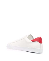 DSQUARED2 Icon Embroidered Leather Sneakers