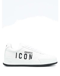 DSQUARED2 Icon Lace Up Low Top Trainers