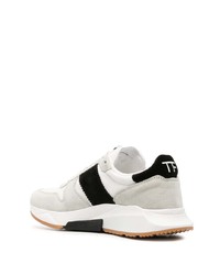Tom Ford Jagga Leather Low Top Sneakers