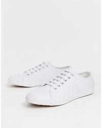 Fred Perry Kingston Leather Trainers In White