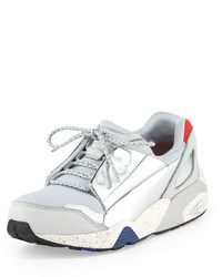 Puma Lace Disc Low Top Sneaker Star White Silver