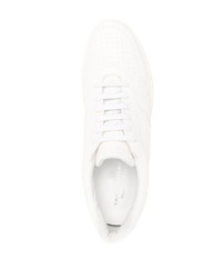 Tagliatore Lace Up Low Top Leather Sneakers