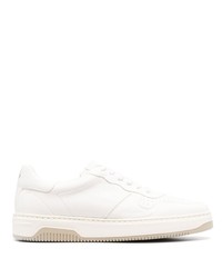 Tagliatore Lace Up Low Top Leather Sneakers