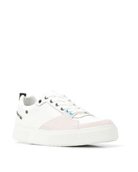 Diesel Lace Up Panelled Sneakers
