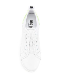 MSGM Lace Up Platform Sneakers