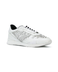 Kenzo Laser Cut Tiger Stripe Sneakers