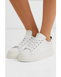 Chloé Lauren Scalloped Leather Sneakers
