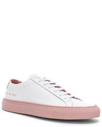 Common Projects Leather Achilles Low In White