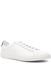 Common Projects Leather Achilles Retro Low In White