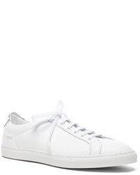 Common Projects Leather Achilles Retro Low In White