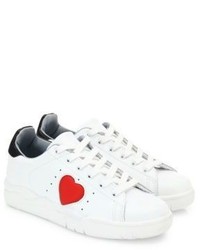 Chiara Ferragni Leather Heart Sneakers