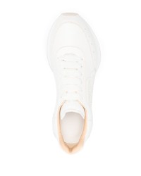 Alexander McQueen Leather Lace Up Sneakers